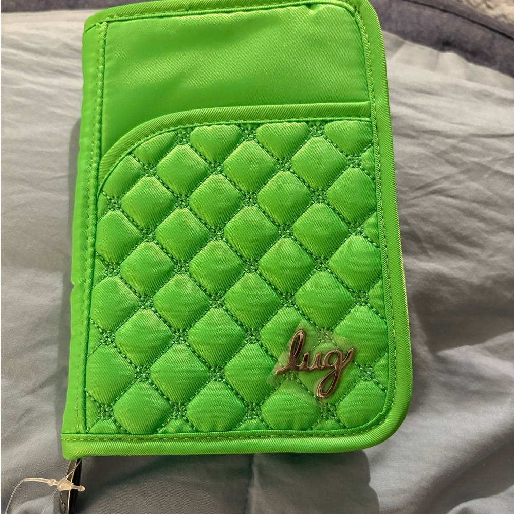 Lug Lime Green Quilted Travel Organizer